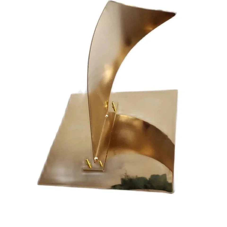 Elegant Spiral Gold Wedding Dining Centerpiece