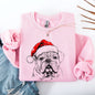 English Bulldog, Santa, Dog, Christmas, Dog Lover, Pet Sweatshirt