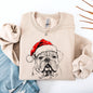 English Bulldog, Santa, Dog, Christmas, Dog Lover, Pet Sweatshirt