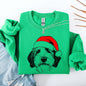 English Sheepdog, Santa, Dog, Christmas, Dog Lover, Pet Sweatshirt
