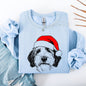 English Sheepdog, Santa, Dog, Christmas, Dog Lover, Pet Sweatshirt