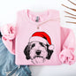 English Sheepdog, Santa, Dog, Christmas, Dog Lover, Pet Sweatshirt