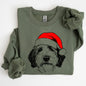 English Sheepdog, Santa, Dog, Christmas, Dog Lover, Pet Sweatshirt