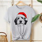 English Sheepdog, Santa, Dog, Christmas, Dog Lover, Pet T-Shirt Comfort Colors T-Shirt