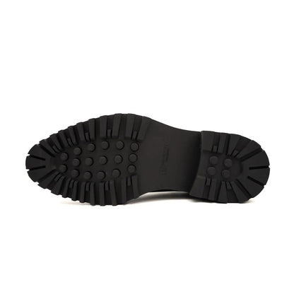 Espresso Leather Platform Chelsea