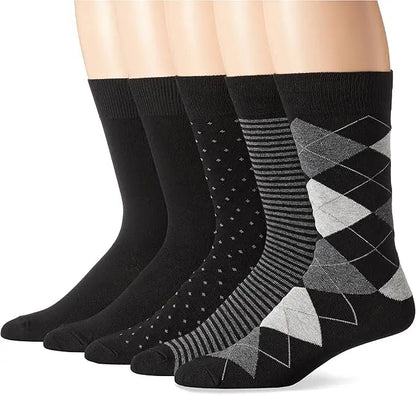Calcetines de vestir estampados para hombre