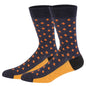 Calcetines de vestir estampados para hombre