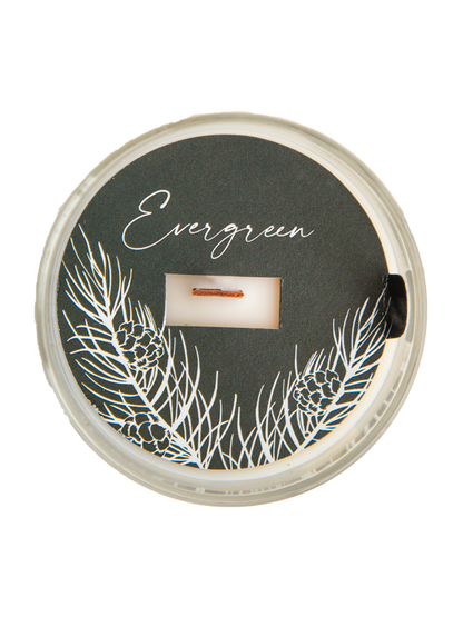 Evergreen Wooden Wick Candle