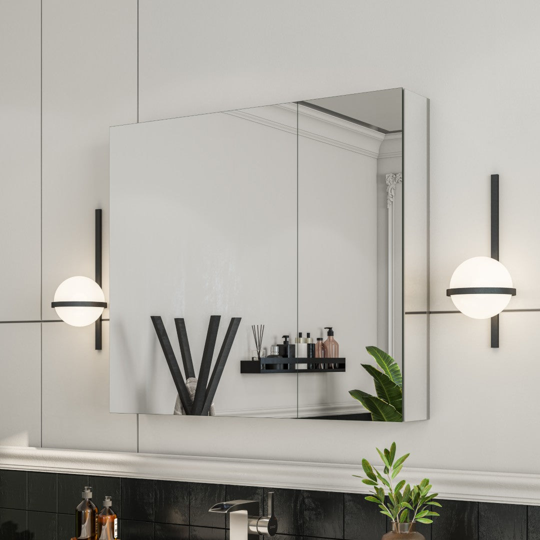 Eviva Lazy Mirror Medicine Cabinet with No Light
