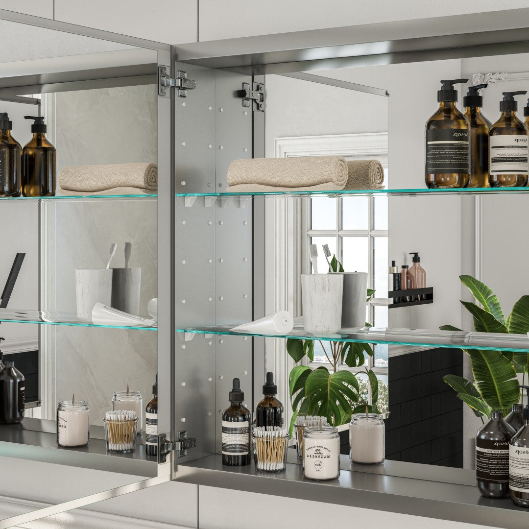 Eviva Lazy Mirror Medicine Cabinet with No Light