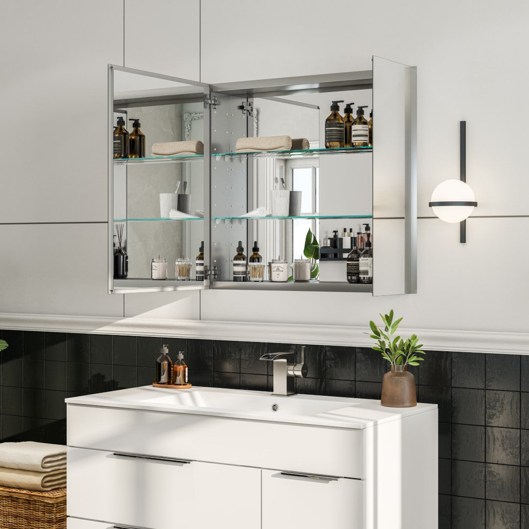 Eviva Lazy Mirror Medicine Cabinet with No Light