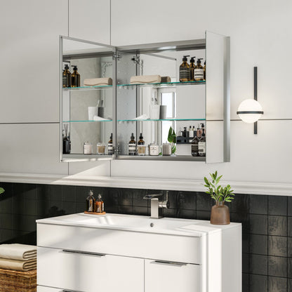 Eviva Lazy Mirror Medicine Cabinet with No Light