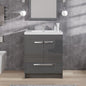 Eviva Lugano Bath Vanity with Acrylic Top and Integrated Sink (24"-84")
