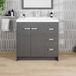 Eviva Lugano Bath Vanity with Acrylic Top and Integrated Sink (24"-84")