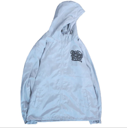 Hooded Jacket with Harajuku Leaf Print for Couples
