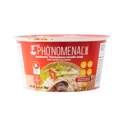 Pho’nomenal Bowl Instant Beef Pho (Case of 6 Bowls)