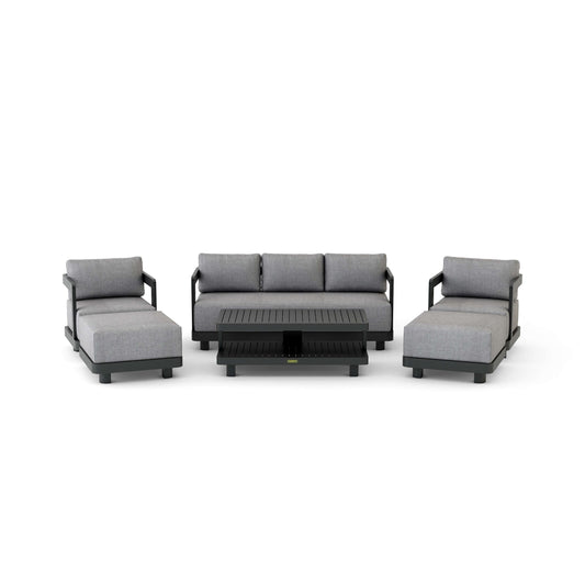 Set-903-Al 6-Pc Granada Aluminum Deep Seating