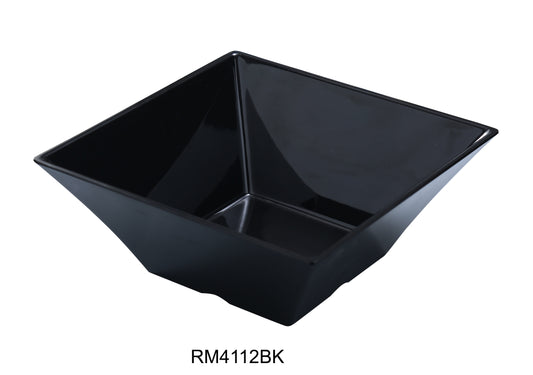 Yanco RM-4112BK Rome Square Bowl | Kitchen + Metal