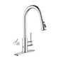 Value Collection - Single Handle Pull Down Kitchen Faucet With Touch Sensor - F102-S