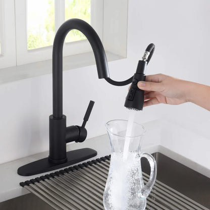 Value Collection - Single Handle Pull Down Kitchen Faucet With Touch Sensor - F102-S