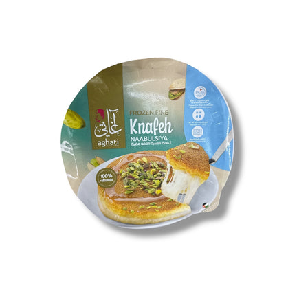 AGHATI Knafeh Naabulsiya Fine - Authentic Middle Eastern Dessert | ALBASHA Market