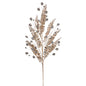 32" Gold Jeweled Fern Spray