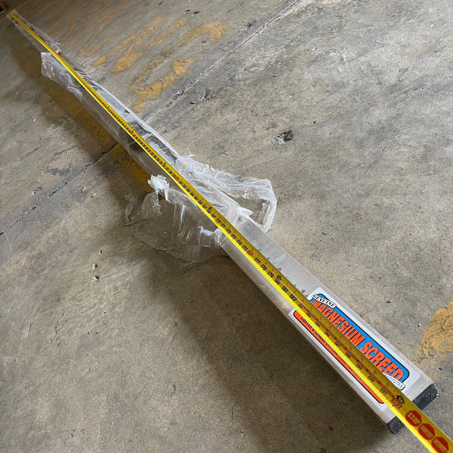 Z@ KRAFT TOOL CO. Magnesium Screed 192”x1 1/2”x3 1/2” CC616 (B)