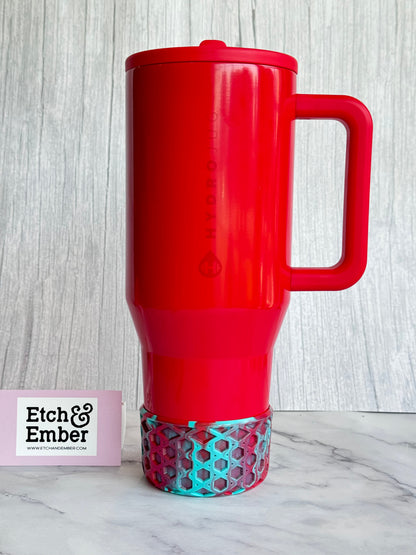 FESTIVE WAFFLE Tumbler Boot -fits 20-40oz New!