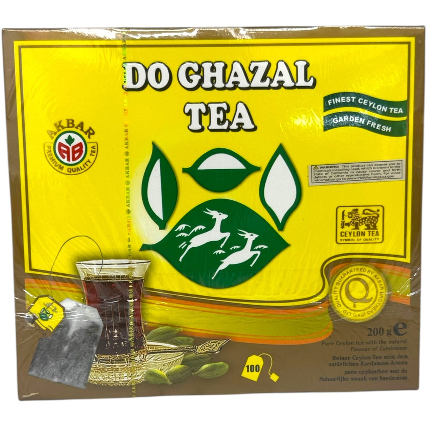Do Ghazal Cardamom Tea Bags - Premium Quality Blend for Aromatic Relaxation
