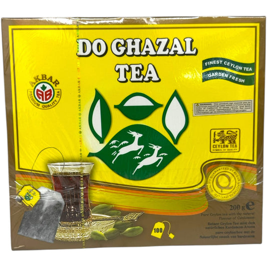 Do Ghazal Cardamom Tea Bags - Premium Quality Blend for Aromatic Relaxation