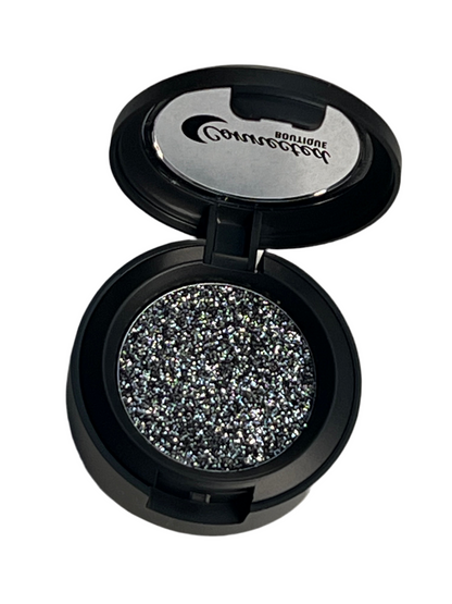 Meteorite Black Glitter Eyeshadow – Edgy Sparkle