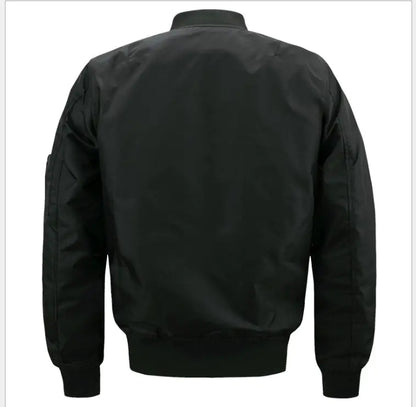 Thick Olive Green Men's Pilot Jacket