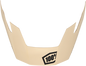 100% Altis Visor - Tan 89029-00004