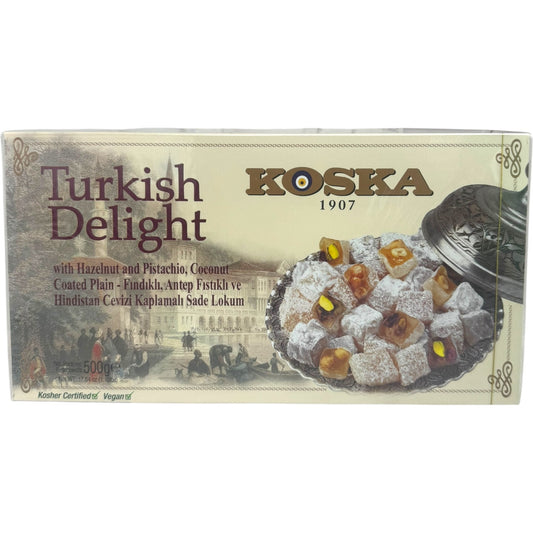 Koska Palace Turkish Delight With Nuts 500g – Premium Assorted Sweet Treats