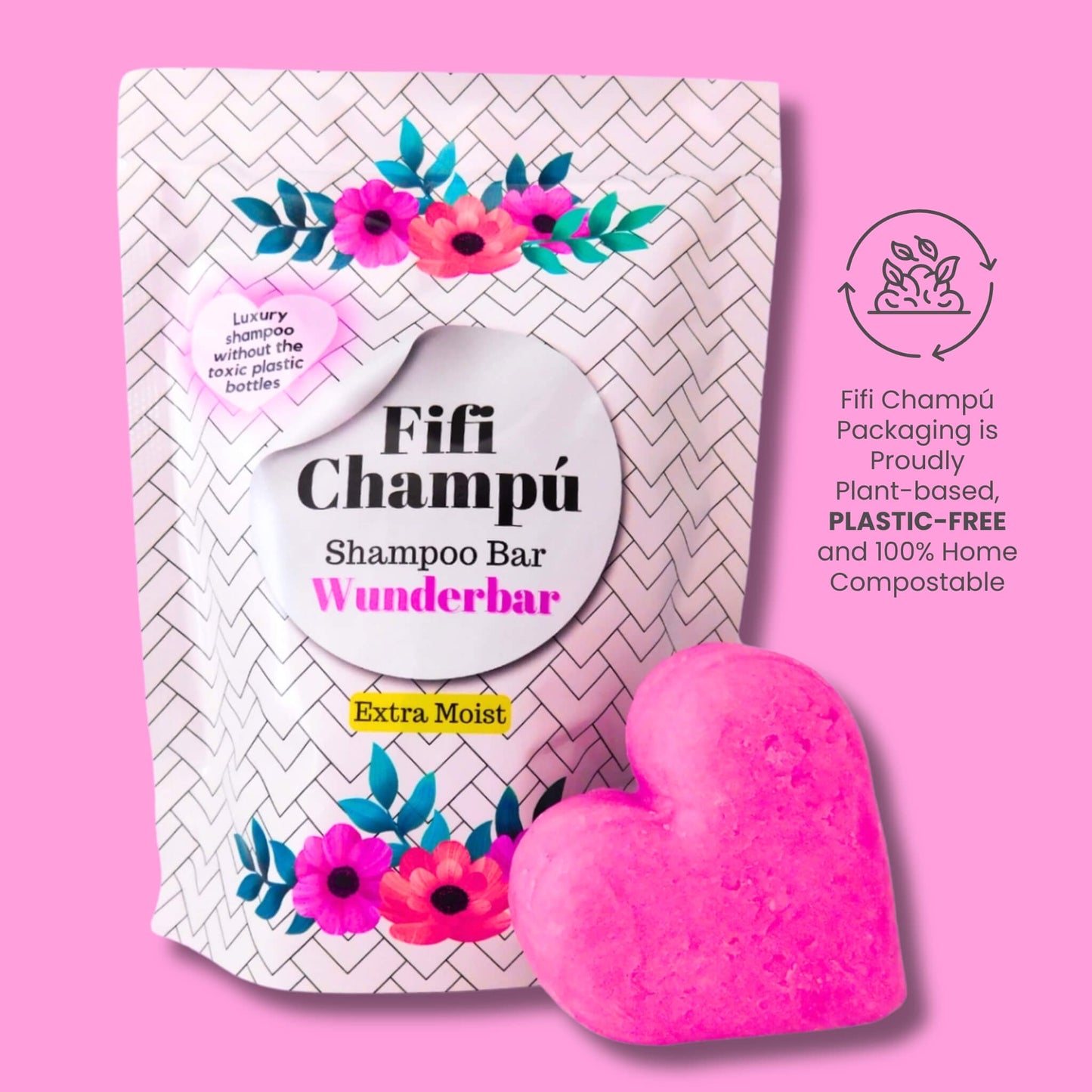 Wunderbar Shampoo Bar: Hydrating, Shine-Boosting Care for Fine to Normal Hair