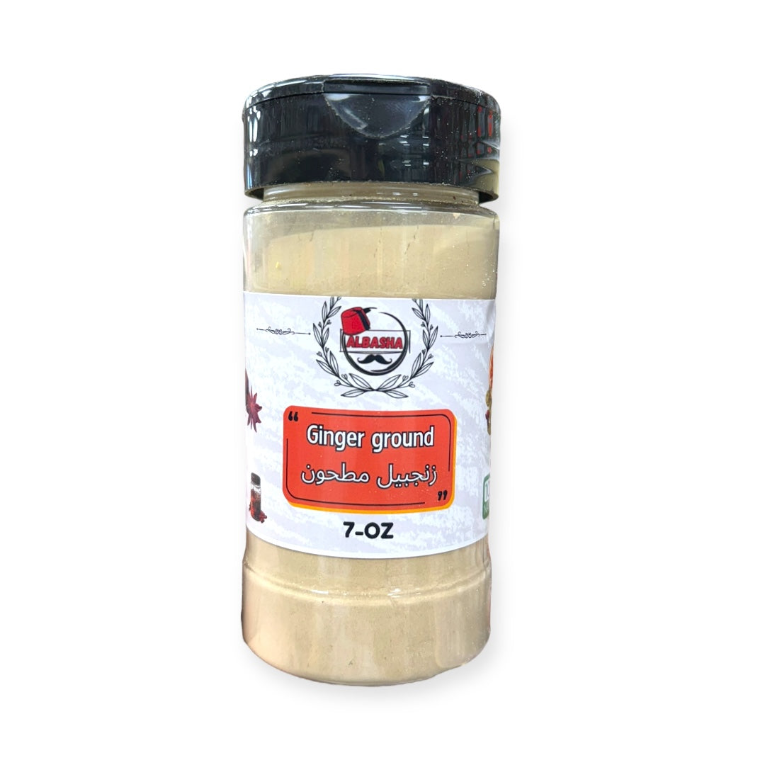 Albasha Ground Ginger - Premium Quality Spice for Cooking, Baking, and Flavor Enhancement