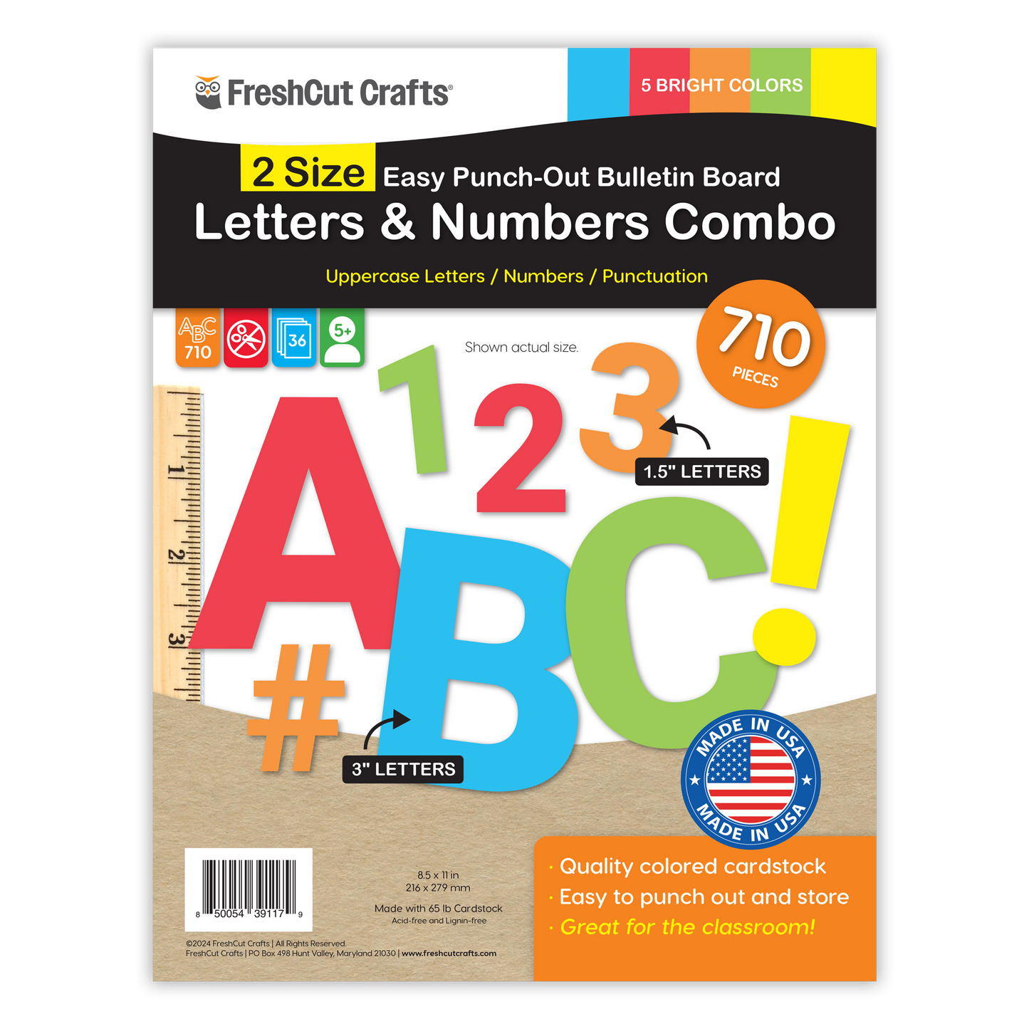 Bulletin Board Letters Combo – 2 Sizes