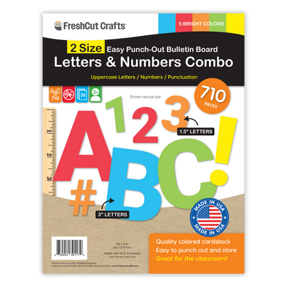 Bulletin Board Letters Combo – 2 Sizes