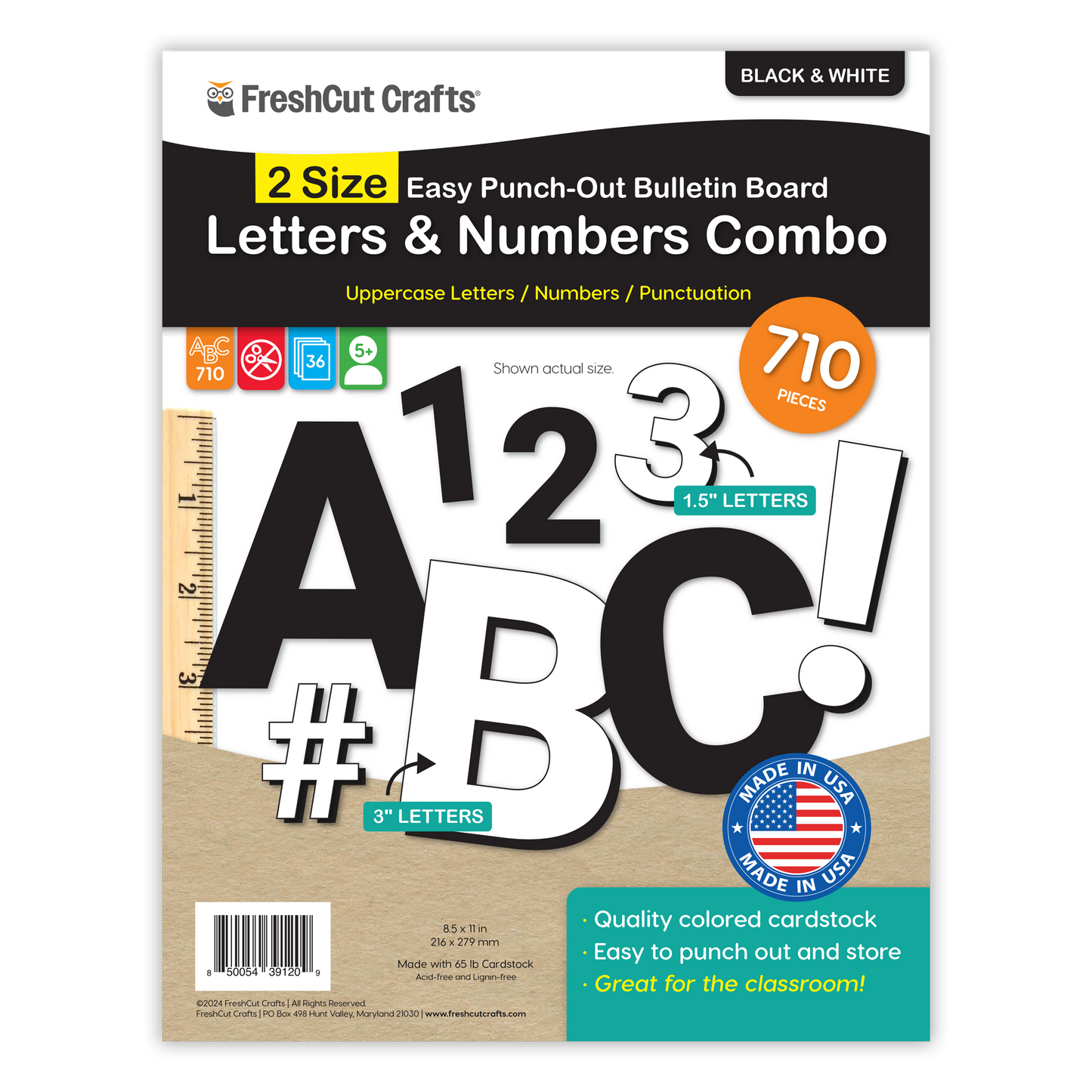 Bulletin Board Letters Combo – 2 Sizes