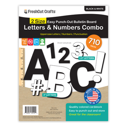 Bulletin Board Letters Combo – 2 Sizes