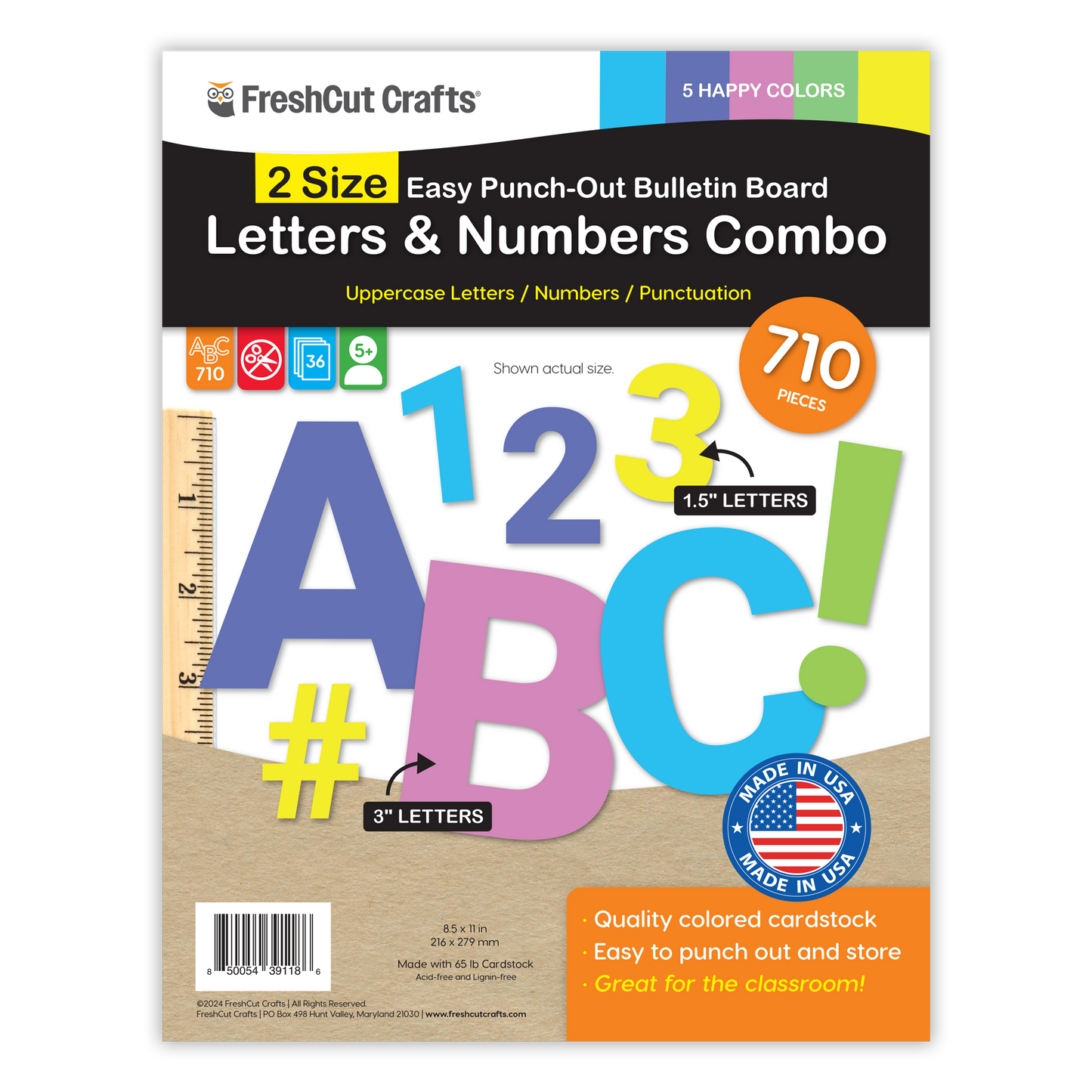 Bulletin Board Letters Combo – 2 Sizes