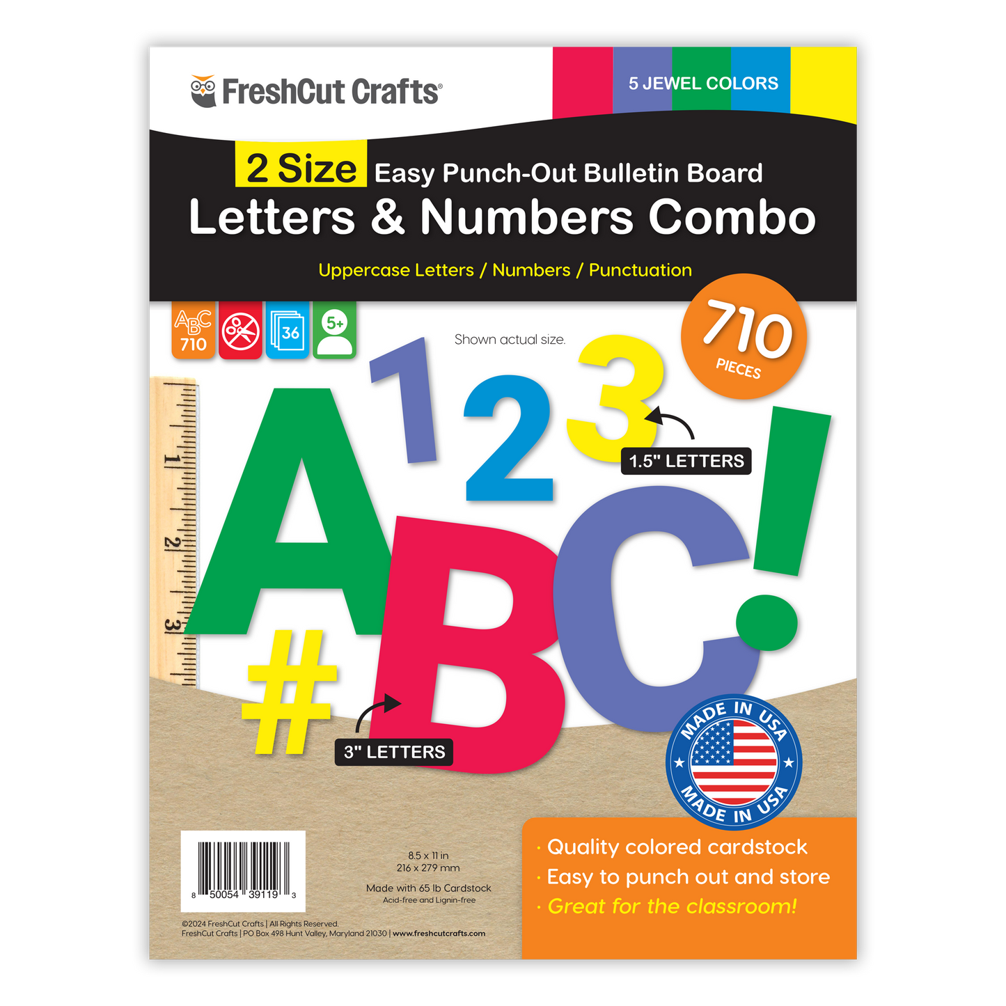 Bulletin Board Letters Combo – 2 Sizes