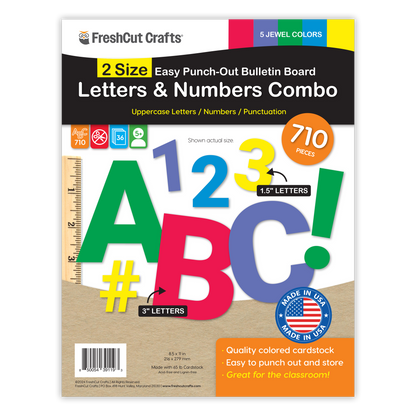 Bulletin Board Letters Combo – 2 Sizes