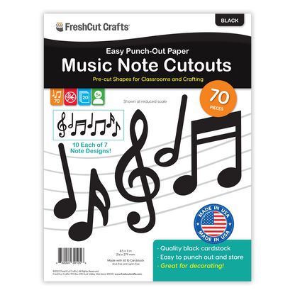 Music Notes Cutouts