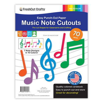 Music Notes Cutouts