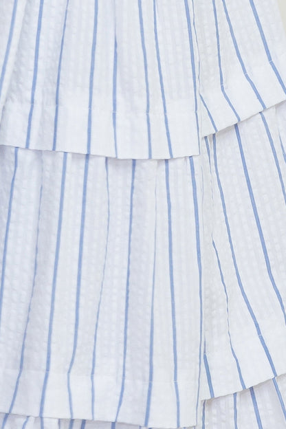 BREEZE NOTE WOVEN MIDI DRESS