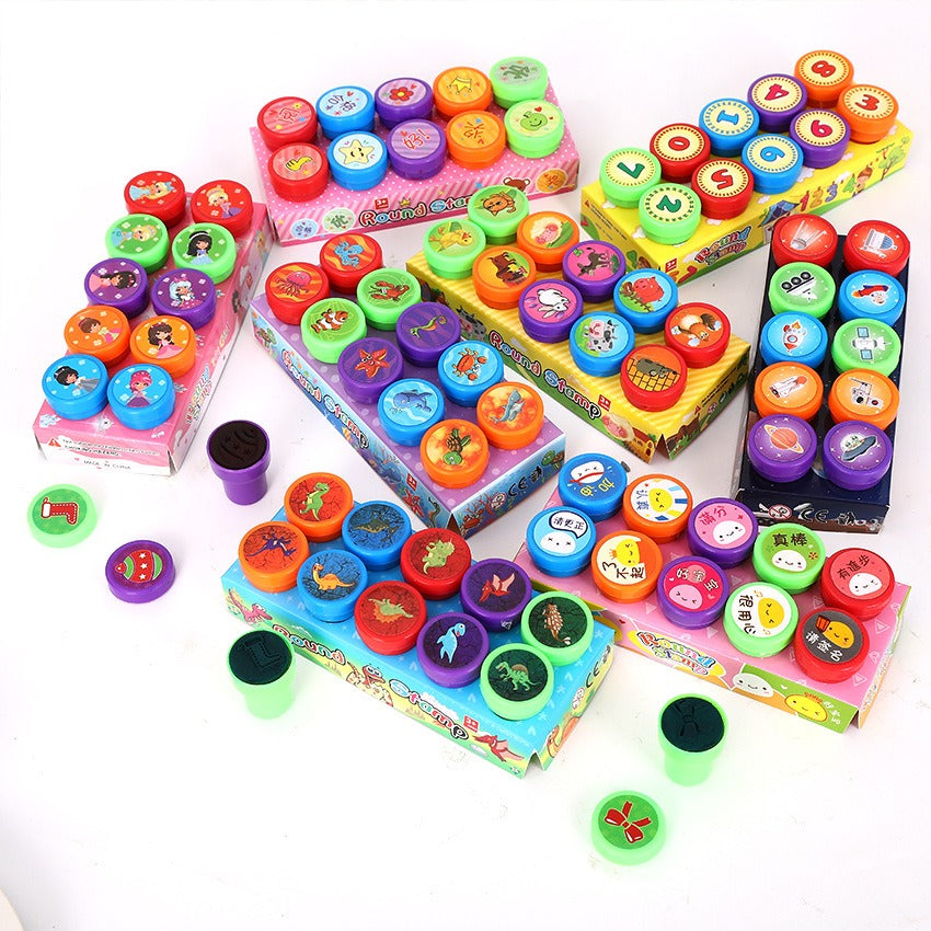 10 Pcs Toy Stamp Set