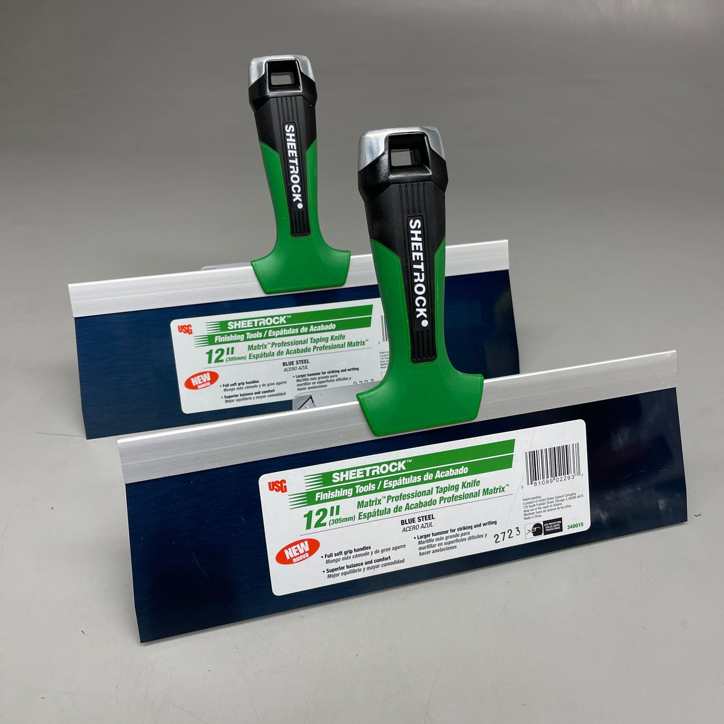 USG SHEETROCK TOOLS (2 PACK) Matrix Professional Taping Knife 12" 340015