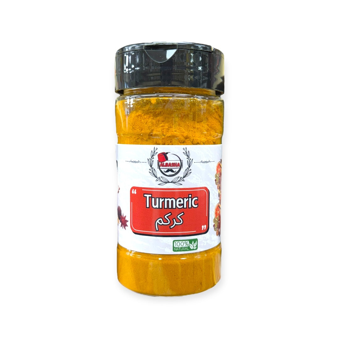 Premium Albasha Turmeric Powder - 100% Organic, Freshly Ground, Rich in Curcumin for Health Benefits