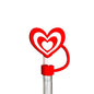 3D Heart Straw Topper